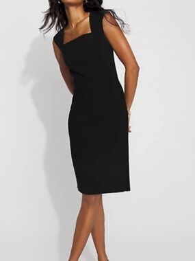 WHBM Black Sheath Dress